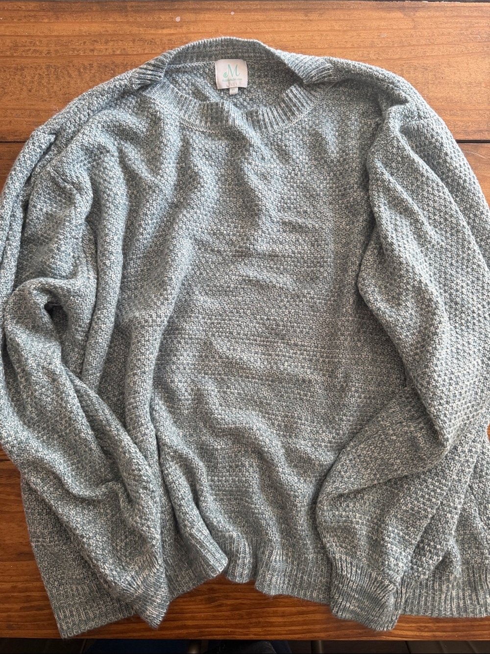 Shop the Mint Crewneck Sweater - slate blue